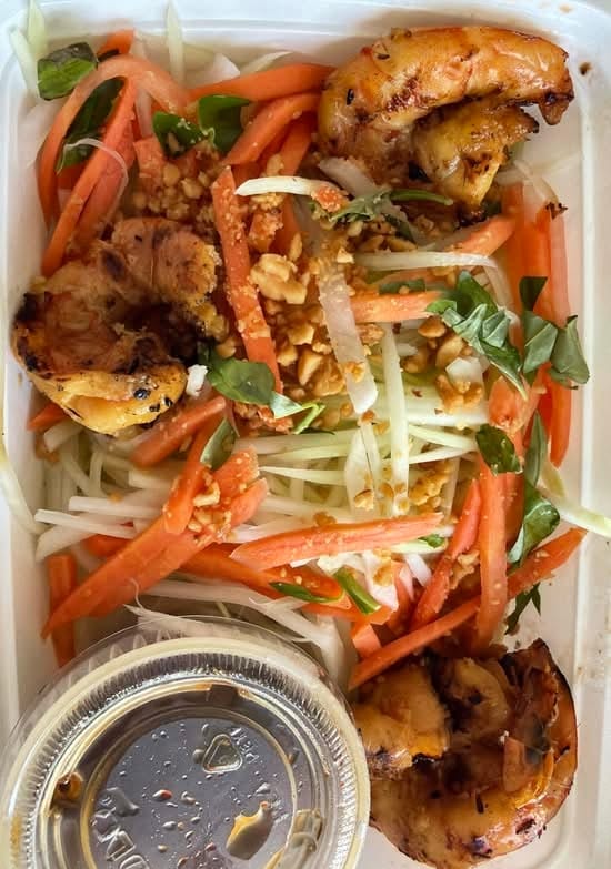 Tôm Gói (Đu Đủ).